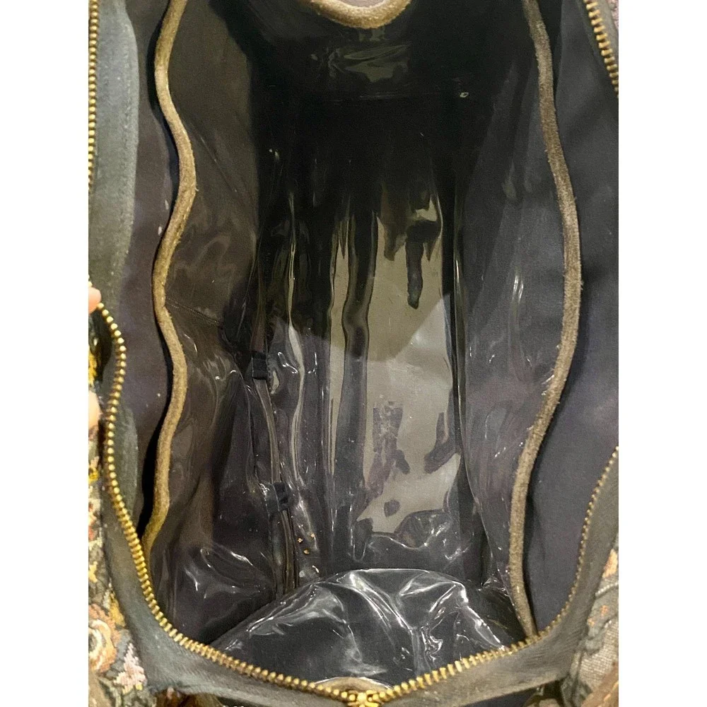 French Luggage Company Carry On Bag. Talon Zipper. Rare pattern. - Picture 8 of 10